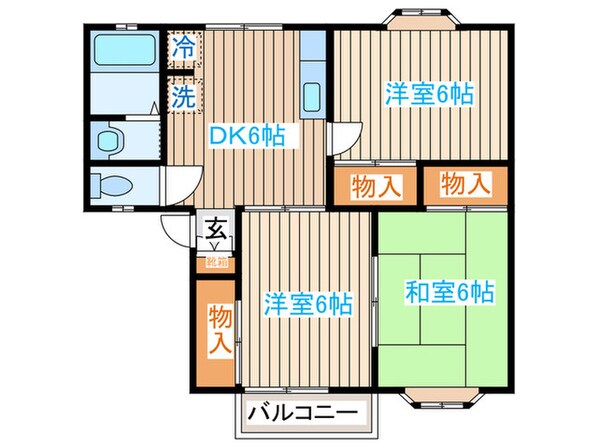 ヴィラ・ベイリーフの物件間取画像